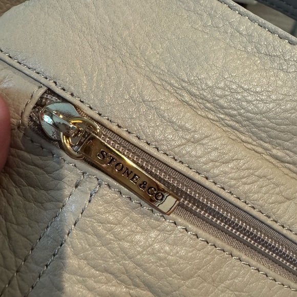 Stone & Co Tan Shoulder Bag with Adjustable Strap - Picture 5 of 7